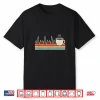 Coffee Heartbeat Coffee Lover Retro Cup Of Coffee Men Women Shirt