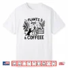 Plants Dogs Coffee Plant Lover Dog Mom Coffee Vintage Shirt
