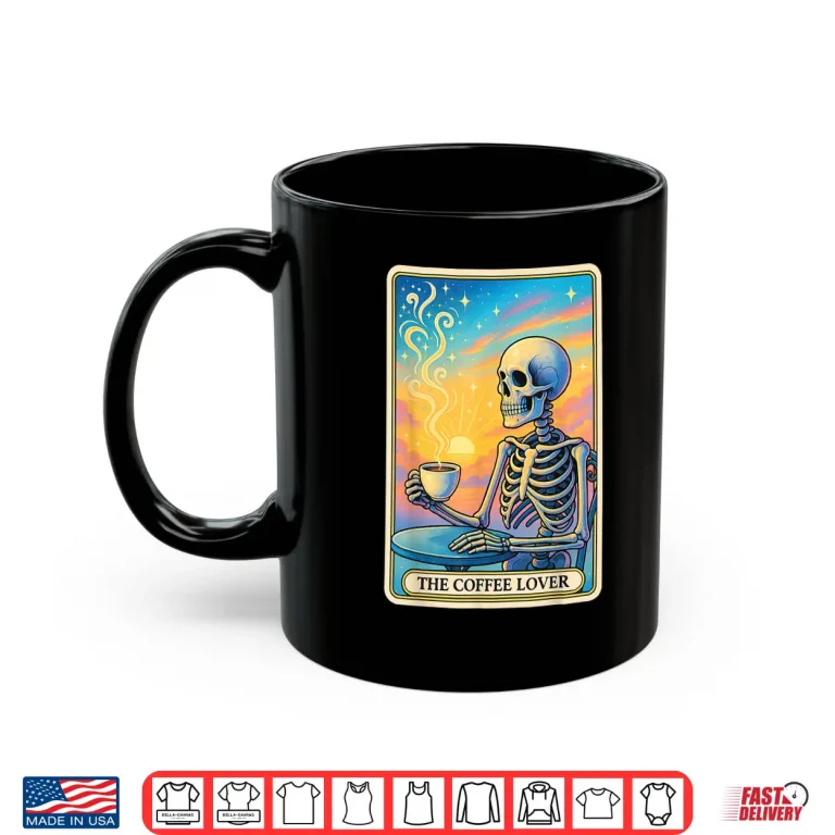 Mug The Coffee Lover Tarot Card Shirt