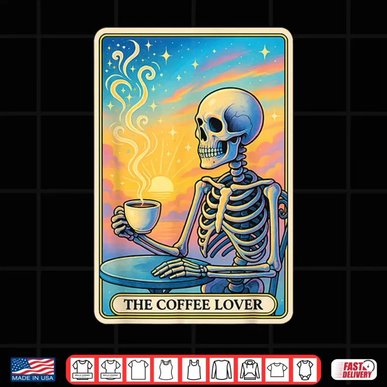 Design The Coffee Lover Tarot Card Shirt