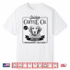 Retro Golden Retriever Coffee Funny Dog Mom Coffee Lover Shirt