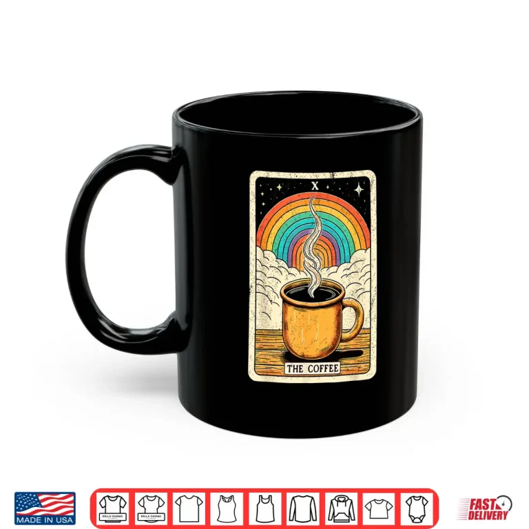 Mug Professional Graphic The Coffee Tarot Card Funny Modern Shirt
