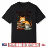 Professional Identity Coffee Cats And Books Lover Graphic Shirt