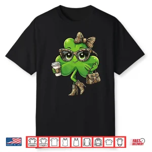 Boujee Shamrock Coffee Lover St Patricks Day Professional Shirt
