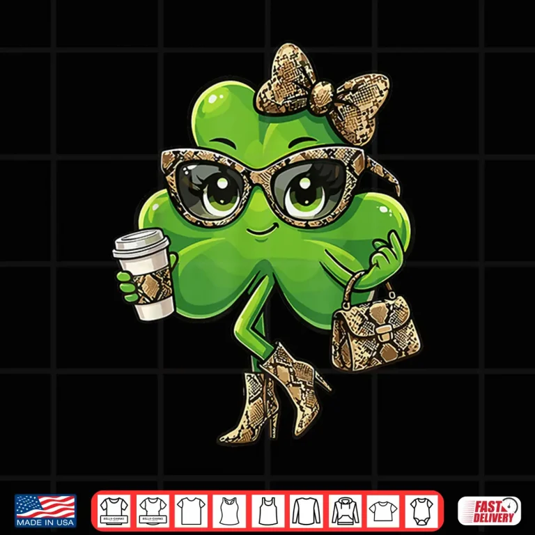 Design Boujee Shamrock Coffee Lover St Patricks Day Professional Shirt