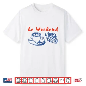 Le Weekend Retro Graphic For Coffee Lover Professional Shirt