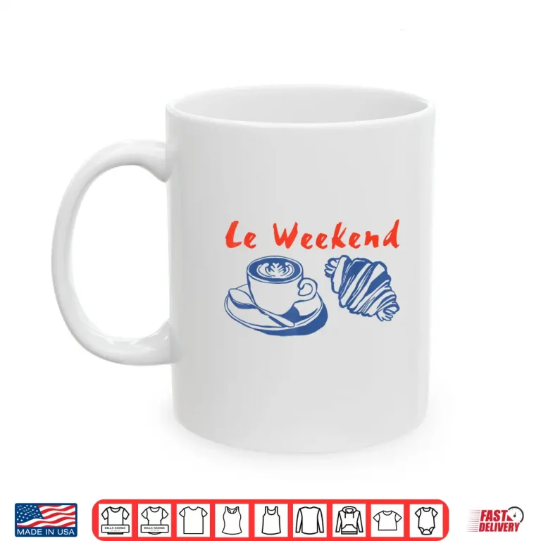 Mug Le Weekend Retro Graphic For Coffee Lover Professional Shirt