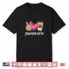 Peace Love Coffee Cute Leopard Coffee Lover Professional Shirt