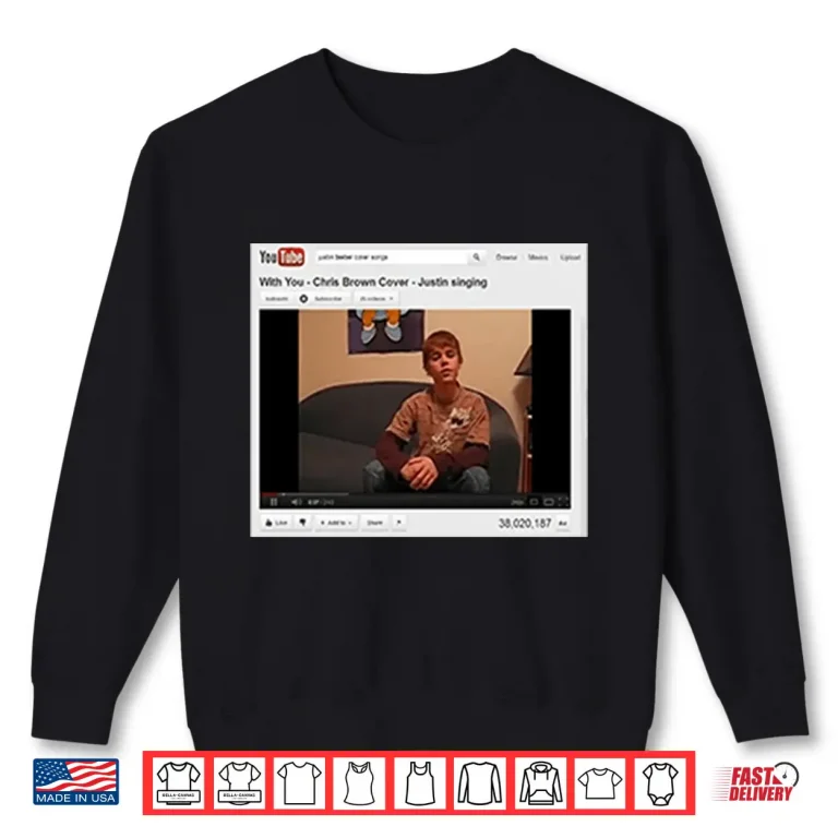 Sweatshirt Justin Bieber Cover With You Shirt