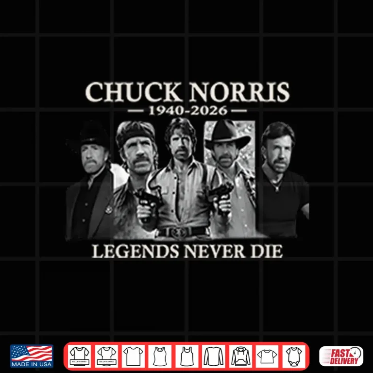 Design RIP Chuck Norris 1940 2026 Legends Never Die Shirt