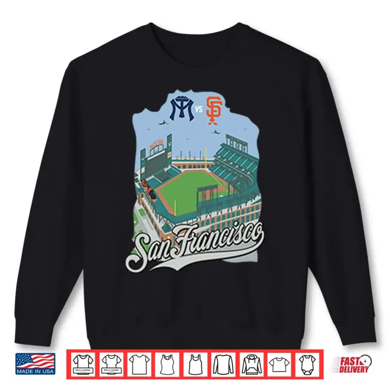 Sweatshirt San Francisco Baseball Stadium Vintage Shirt