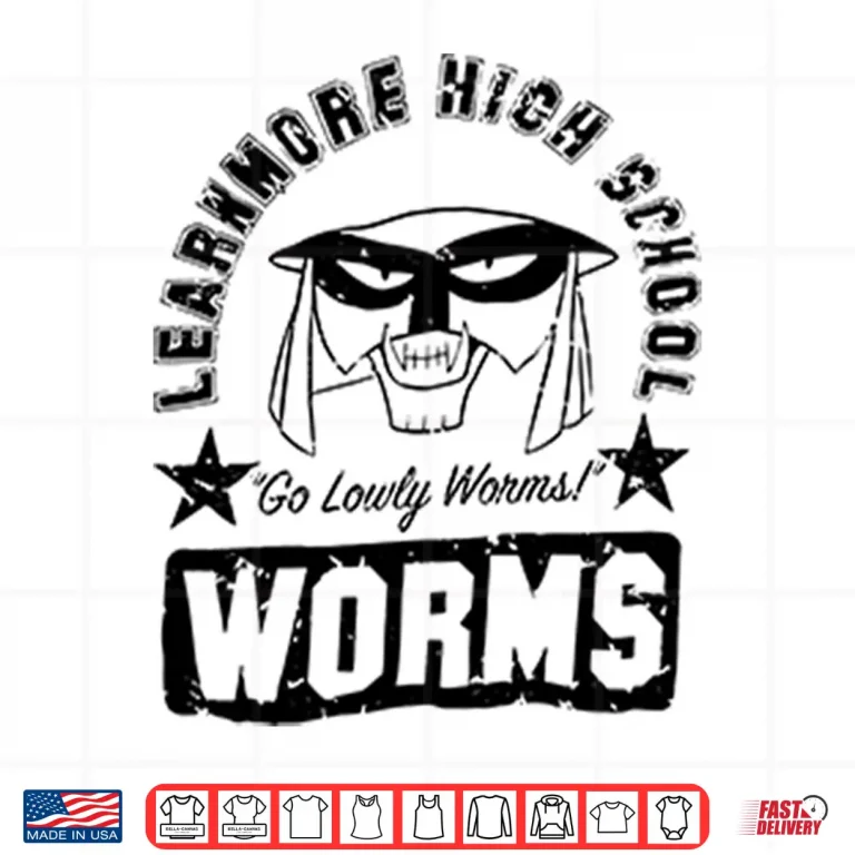 Design Worm Mascot School Shirt