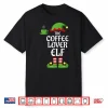Coffee Lover Elf Family Matching Group Christmas Shirt