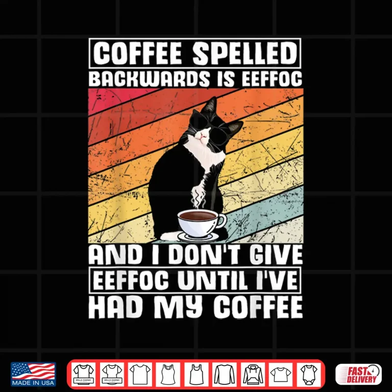 Design Coffee Spelled Backwards Is Eeffoc I Hate Morning People Shirt