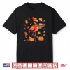 Flamingos Wearing Sweater Coffee Thanksgiving Autumn Lover Shirt