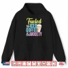 Fueled By Iced Coffee And Anxiety Coffee Lover Caffeine Shirt