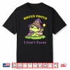 Funny Adhd Frog Hocus Pocus I Cant Focus Coffee Lover Shirt