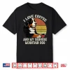 I Love Coffee And My Bernese Dog Berner Mountain Shirt