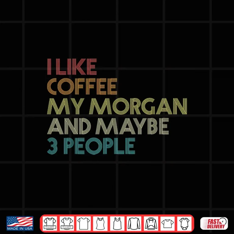 Design Morgan Horse Owner Gift Coffee Lover Quote Vintage Retro Shirt