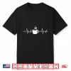 Professional Minimalist Coffee Heartbeat Drinking Coffee Shirt