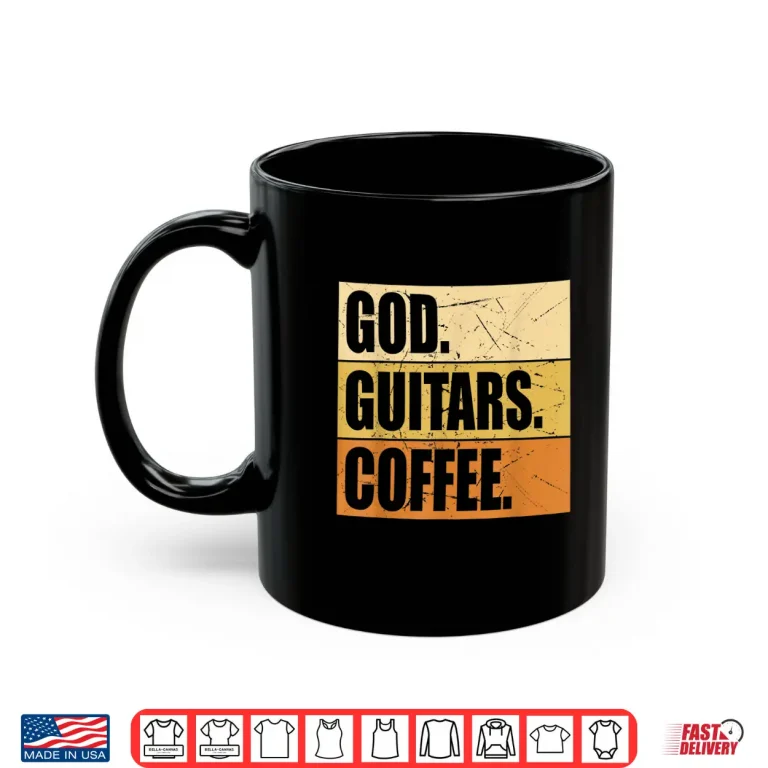Mug Christian Guitar Player Guitarist God Guitars Coffee Shirt