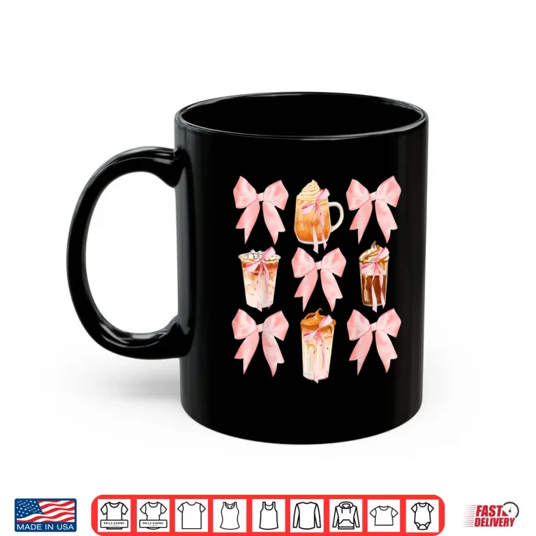 Mug Coquette Iced Coffee Aesthetic Coffee Lover Modern Shirt