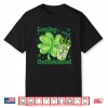 Funny Lucky And Caffeinated Irish Coffee Lover Vibes Shirt