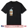 Stressed Blessed And Iced Coffee Obsessed Funny Humor Shirt