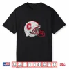 Suny Cortland Red Dragons Retro Football Helmet Distressed Shirt