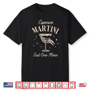 Espresso Martini Party Girl Halloween Cocktail Lover Shirt
