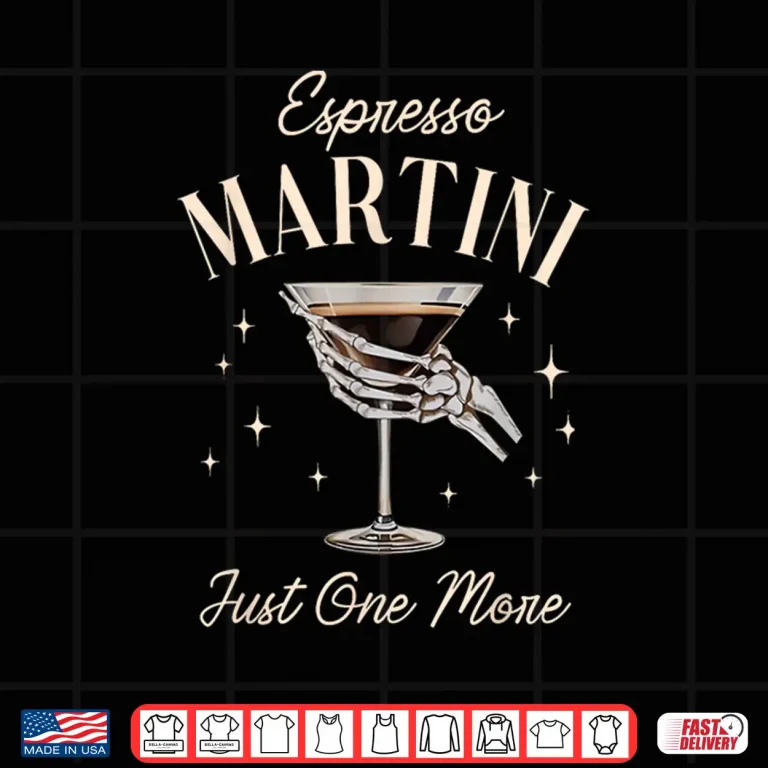 Design Espresso Martini Party Girl Halloween Cocktail Lover Shirt
