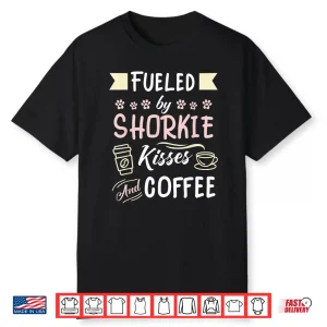 Shorkie Mom Coffee Lover Dog Pet Owner Shirt