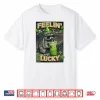 St Patricks Feeling Lucky Funny Racoon Coffee Lover Party Shirt