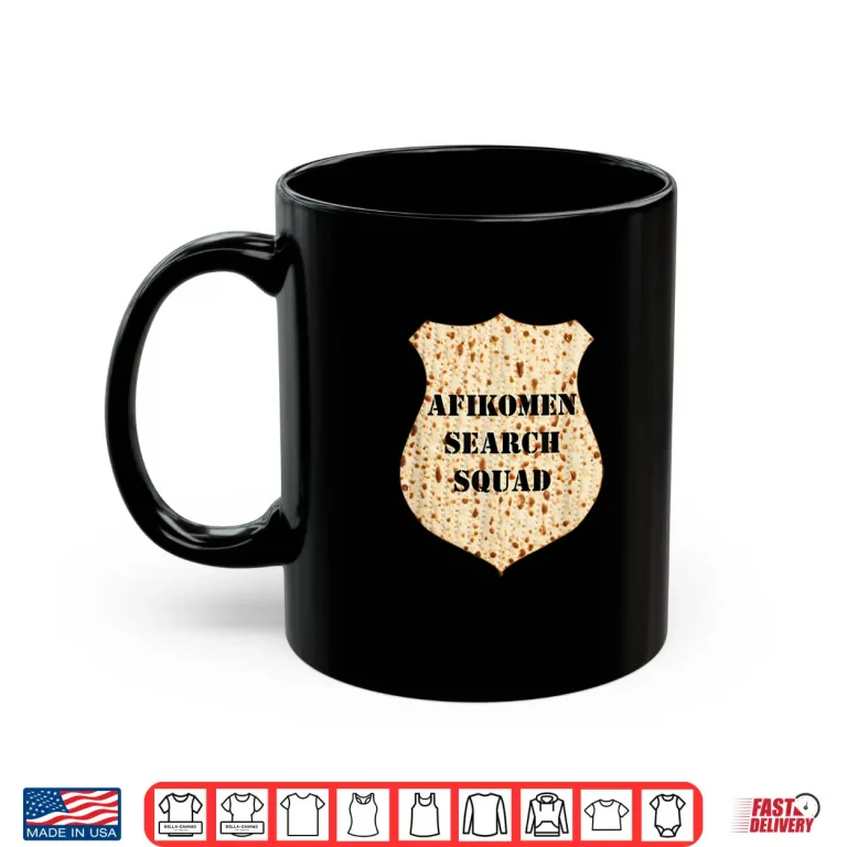 Mug Afikomen Search Squad Funny Seder Matzah For Pesach Shirt