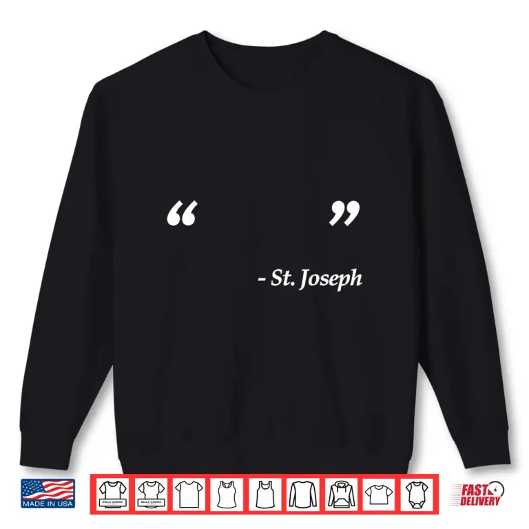 Sweatshirt Catholic Faith Quote Professional Minimalist Modern Shirt