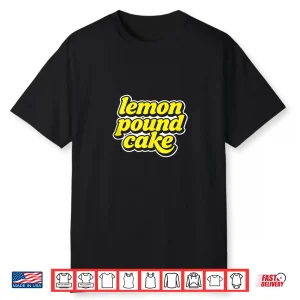 Lemon Pound Cake Professional Minimalist Modern Graphic Shirt