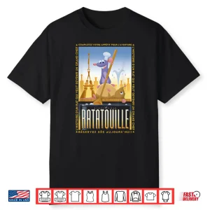 Disney Pixar Ratatouille Remy And Emile Cooking Poster Shirt
