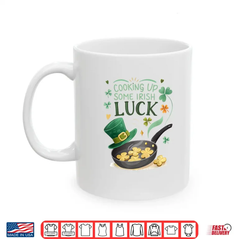 Mug Culinary Shamrocks St Patricks Day Cooking Professional Shirt