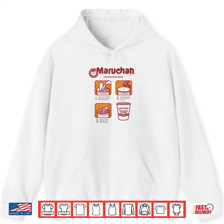 Hoodie Maruchan Recommended Cooking Directions Poster Graphic Shirt