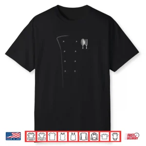 Chef Coat Uniform Jacket Culinary Cooking Lovers Cook Chief Shirt