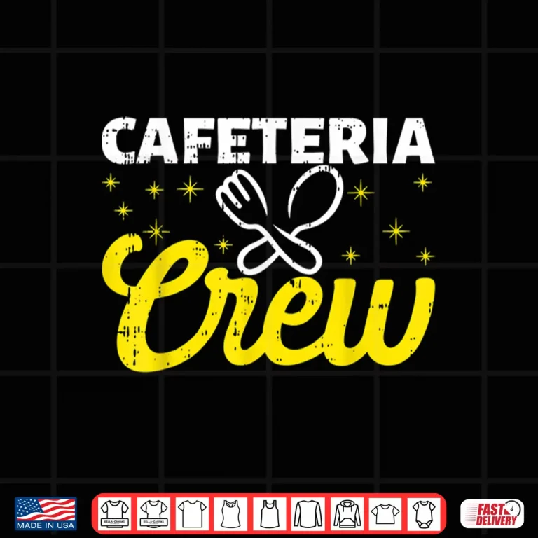 Design Lunch Lady Cafeteria Crew Worker Dinner Lady Cooking Shirt