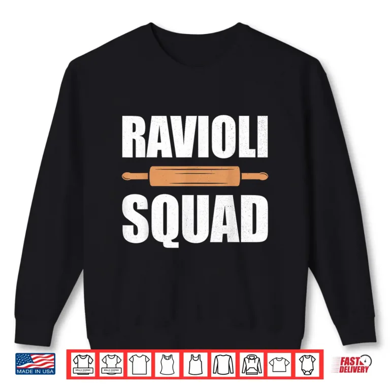 Sweatshirt Ravioli Squad Rolling Pin Matching Group Baking Crew Shirt