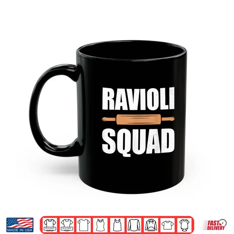Mug Ravioli Squad Rolling Pin Matching Group Baking Crew Shirt