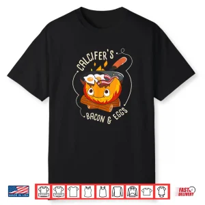 Calcifers Bacon And Egg Camping Cooking Bacon Shirt