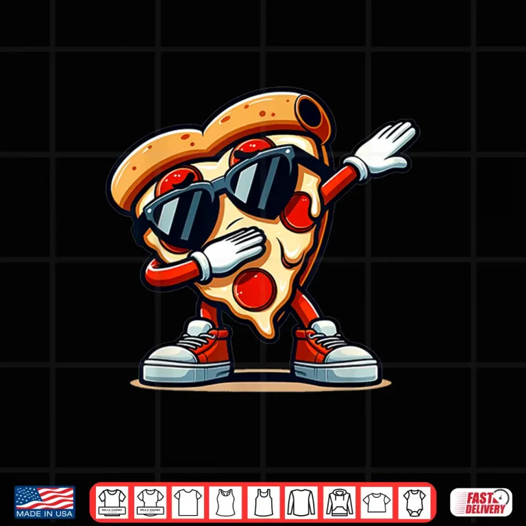 Design Dabbing Pizza Dancing Pizza Love Birthday Party Shirt