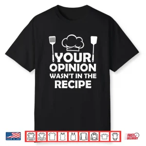 Funny Chef Art Cook Pastry Chef Cooking Food Life Shirt