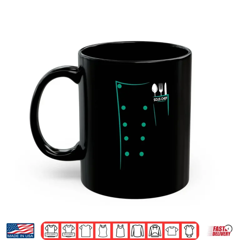 Mug Sous Chef Culinary Utensils Design Professional Outfit Shirt
