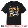 Cookie Baking Crew Cooking Lover Santa Xmas Gingerbread Shirt