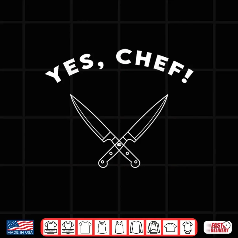 Design Cook Yes Chef Present Restaurant Life Kitchen Cooking Shirt