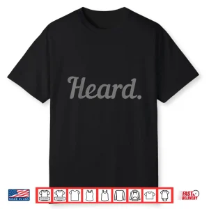 Heard Chef Restaurant Slang Culinary School Cooking Shirt